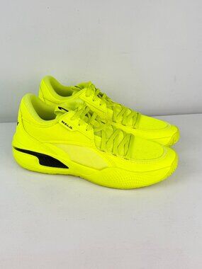 Men's 12-PUMA Court Rider 1 Lamelo Ball Basketball Shoes Yellow Alert 376512-01